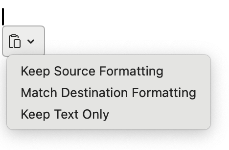 keep source formatting