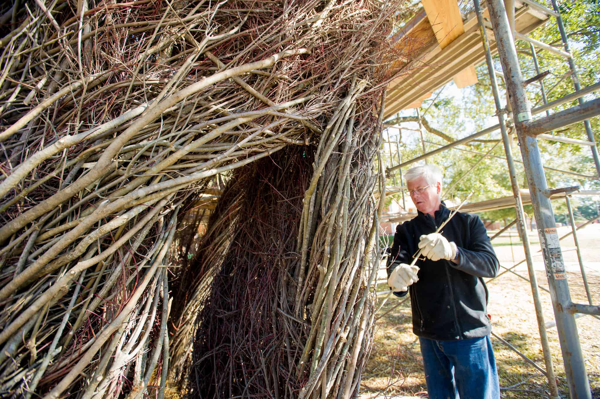 Upcoming Patrick Dougherty Events | East Texas A&M University, ETAMU