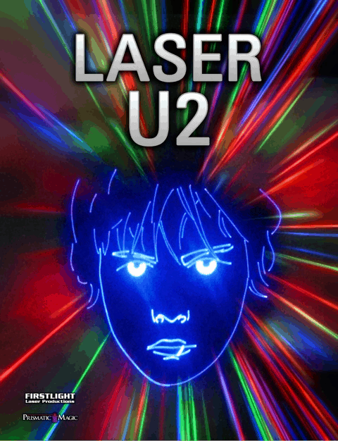A logo for Laser U2
