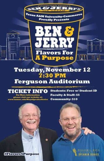 Ben and jerry flyer