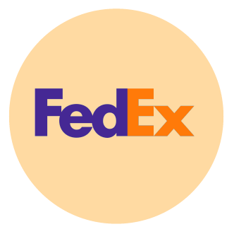 FedEx logo.