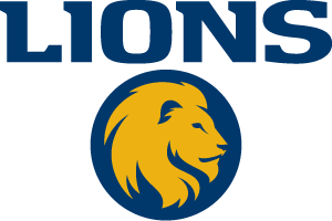Vertical Athletic two-color logo.