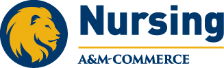 University logo for Nursing department without the word department.