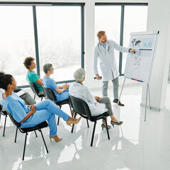 seminar business meeting doctor conference audience presentation education lecture hospital man event training speaker group convention congress speech student