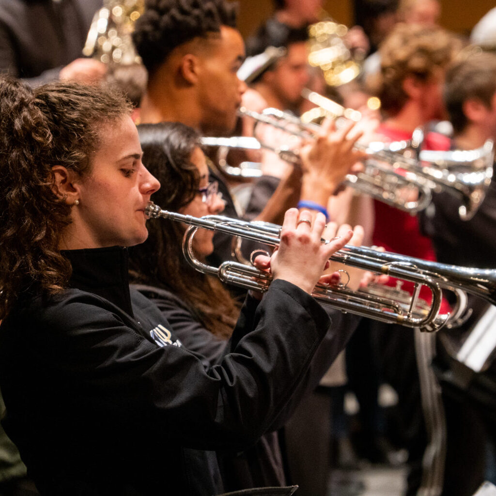 Students play at the Moody.