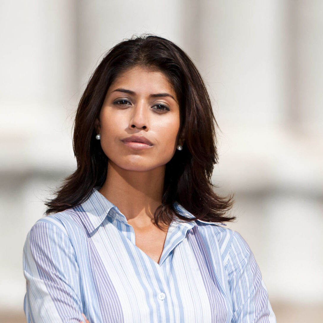 Businesswomen Lawyer at Courthouse