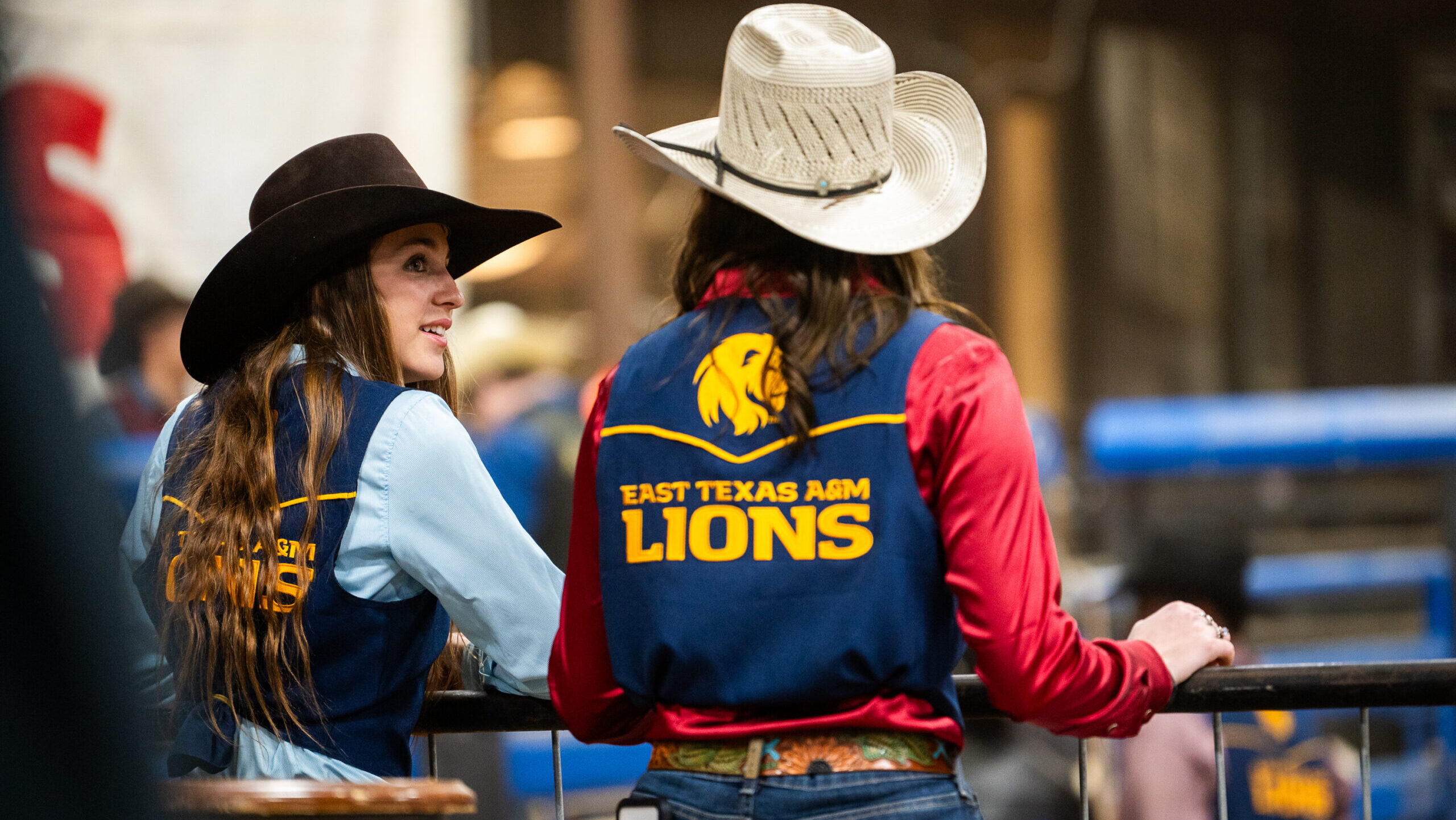 Two people in western attire.