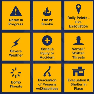 Screenshot of the emergency plans page in the Lion Safe app.