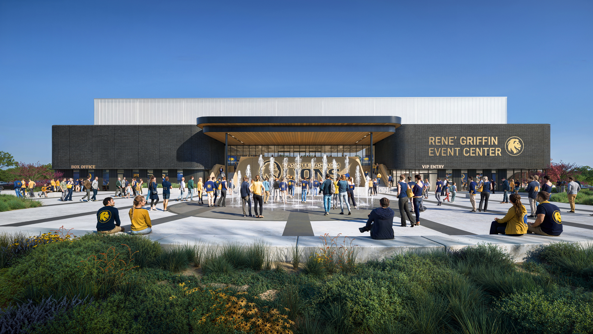 Architectural rendering of the Rene' Griffin Event Center