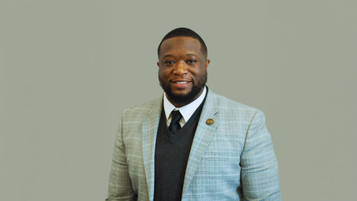 Telvin James smiling