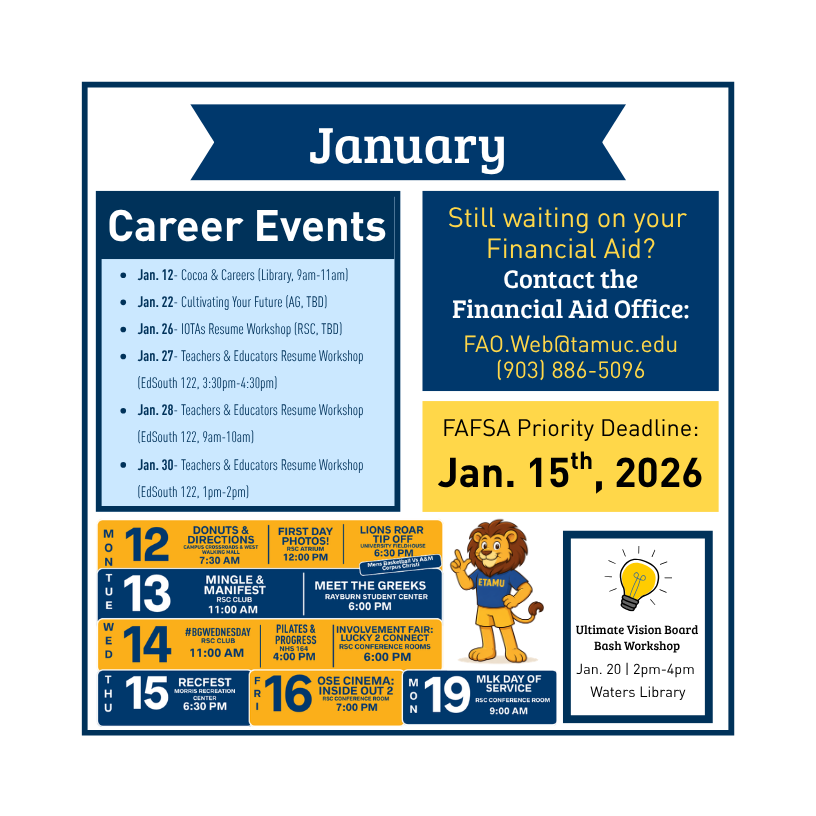 January important dates