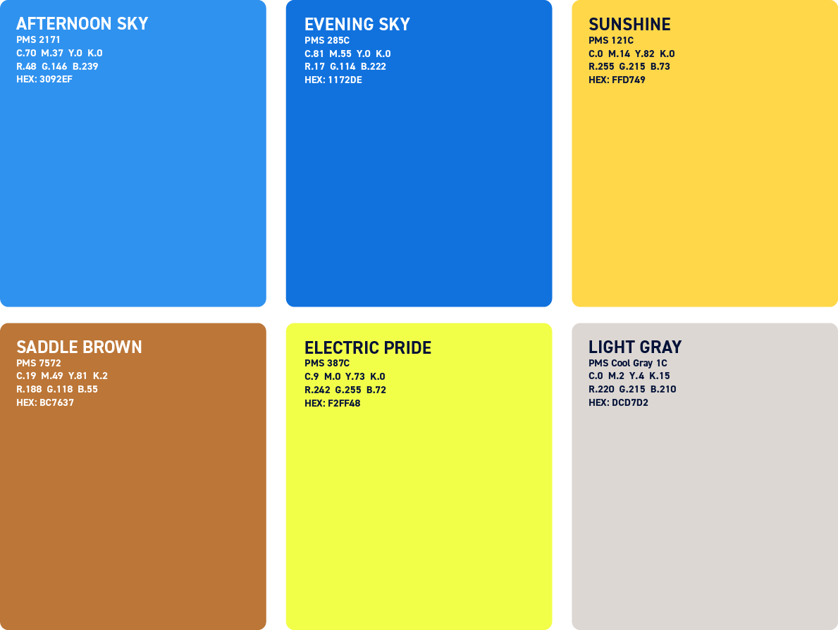 ETAMU Secondary Color Palette