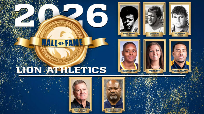 A list of new Lion Athletics hall of famers.